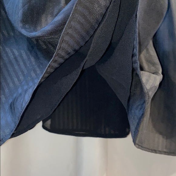 ✨FRAME ✨100% Silk Sleeveless Peplum Top - Noir🥰 - Picture 9 of 10